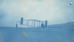 Orville Wright glider flights - Cyanotype #10